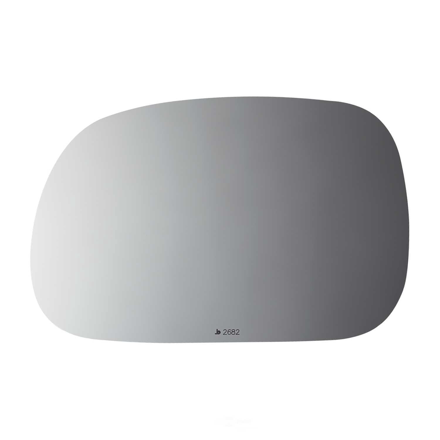 Burco Side View Mirror Replacement Glass - Clear Glass - 2682