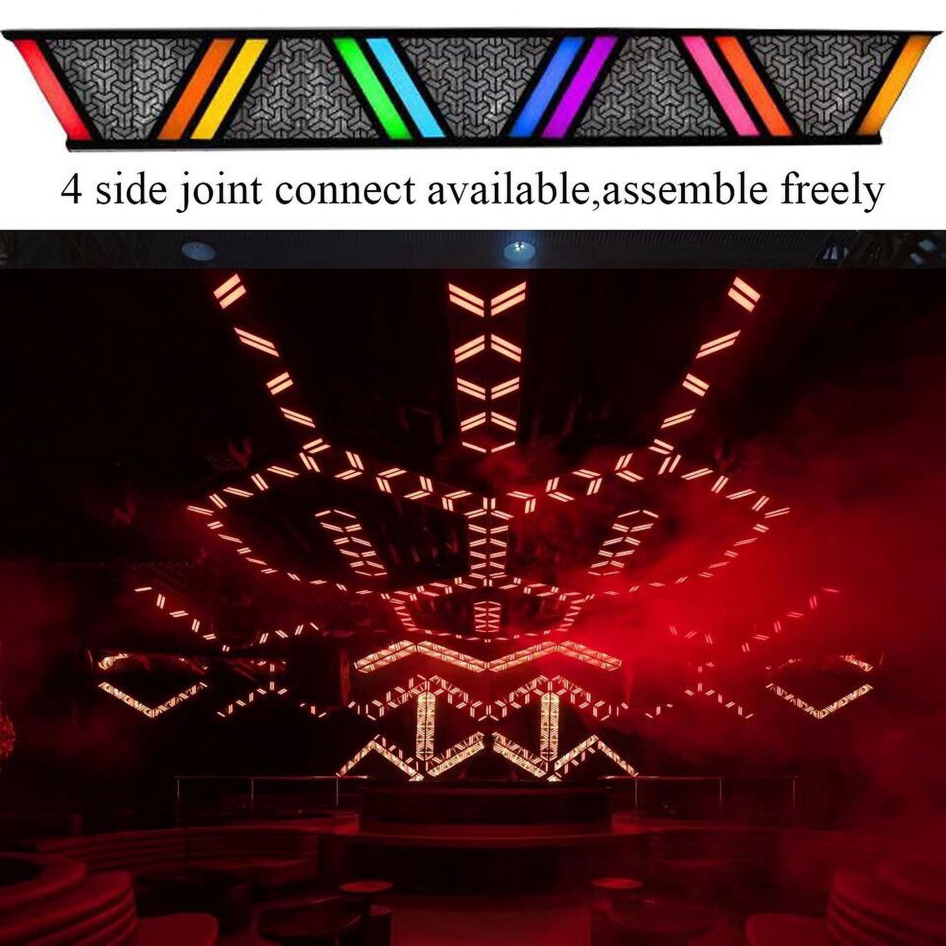 5x60W Split joint LED Pixel Retro Light 168*0.3w Wash Stage Effect Light Bar