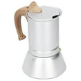 thumbnail image 1 of Moka Pot, Multi-Purpose Stainless Steel Espresso Maker, For Induction Cooker Electric Stove, 1 of 8