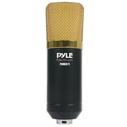 Pyle PDMIC71 - Cardioid Condenser Microphone Kit - Pro Audio Large Diaphragm Condenser Mic with Shock Mount, XLR Audio Cable