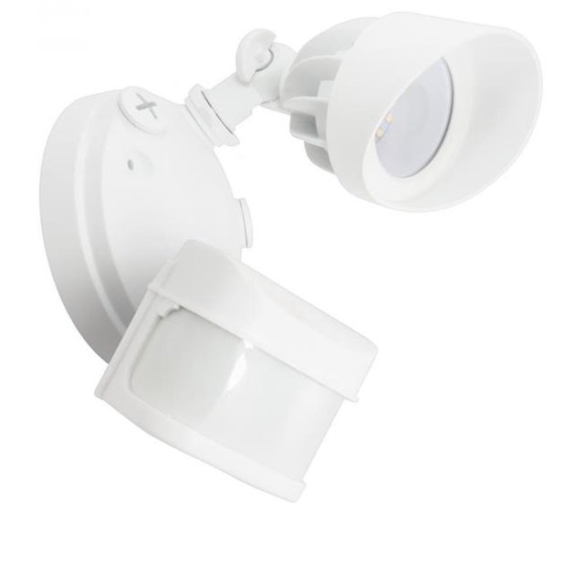 American Lighting AL-1PIR-WH 120V Single Pir Motion Sensor Flood Culus Wet, White - 3000K