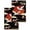 Black, variant on Japanese Style Kitchen Dish Towels for Drying Dishes Set of 2, Modern Cranes Cherry Flower Wave Red Brown Waffle Weave Microfiber Hand Tea Bathroom Towels Quick Dry & Absorbent Towel 12x12