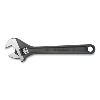 

Black Oxide Adjustable Tapered Handle Wrench Polished Face 8 in Overall L 1.125 in Opening SAE/Metric | Bundle of 5 Each