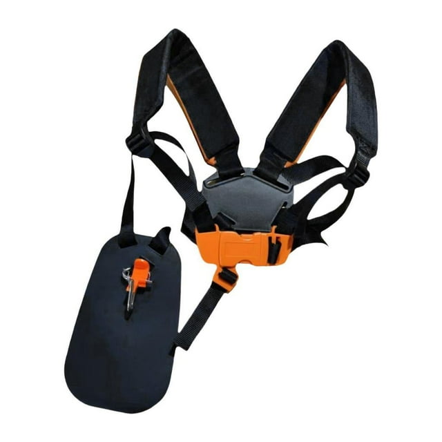 Correa de hombro para recortadora, arnés suave para desbrozadora, arnés de doble hombro, ajustable para accesorio de desbrozadora