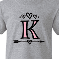 thumbnail image 4 of Inktastic Letter K Monogram Tribal Arrow Youth T-Shirt, 4 of 5
