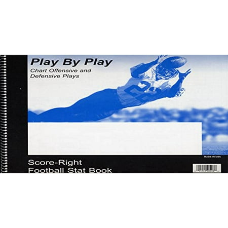 Football Stat Book, Simplified instructions for charting offensive and defensive plays. By Score