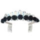 thumbnail image 1 of Corona de la diosa de la luna Tiara de cuarzo de cristal crudo Corona de sirena Hada de la boda Tiara de carnaval Diadema festiva Adepaton  CPB-DE-LYY981-4, 1 of 5
