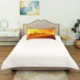 thumbnail image 6 of Sunset Sketch Satin Pillowcase 20''x26'' Double-Sided Print Soft Wrinkle Resistant, 6 of 9