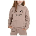 thumbnail image 3 of Kids Boys' Tracksuits Long Sleeve Hooded Sweatsuits Pullover and Jogger Pants 2 Piece Winter Clothes Teen Girl Trendy Clothes 4-5 Years Cute&nbsp;Boy Girl&nbsp;Clothing, 3 of 9