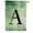 Monogram A, variant on America Forever Monogram Letter X House Flag, 28 x 40 inch Double Sided, Greenery Flag, Botanical Monogram Flag, Initial Flag, Spring Summer Outdoor Decor, Yard Decoration