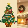thumbnail image 6 of Wadada Felt Christmas Tree for Toddlers Kids, 3.2FT DIY Wall Christmas Felt Tree with 31 Pcs Detachable Ornaments Wall Decor with Hanging Rope for Boys Girls Xmas Gifts Home Door Decoration, 6 of 6