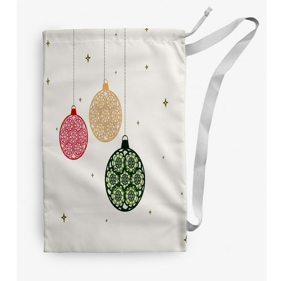 Simply Daisy Hanging Ornaments 18 x 29 in Multi Laundry Bag