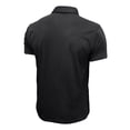 thumbnail image 4 of BLVB Men's Short Sleeve Golf Shirts Lapel Collar button up Athletic Sports Wicking Lightweight summer Tops Blouse Black, 4 of 4