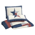 thumbnail image 5 of Modern Heirloom Texas Lonestar 3-Piece Quilt Set, Blue, King, 5 of 7