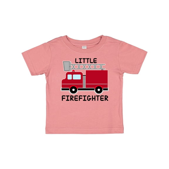 Inktastic Red Fire Little Firefighter Boys or Girls Baby T-Shirt