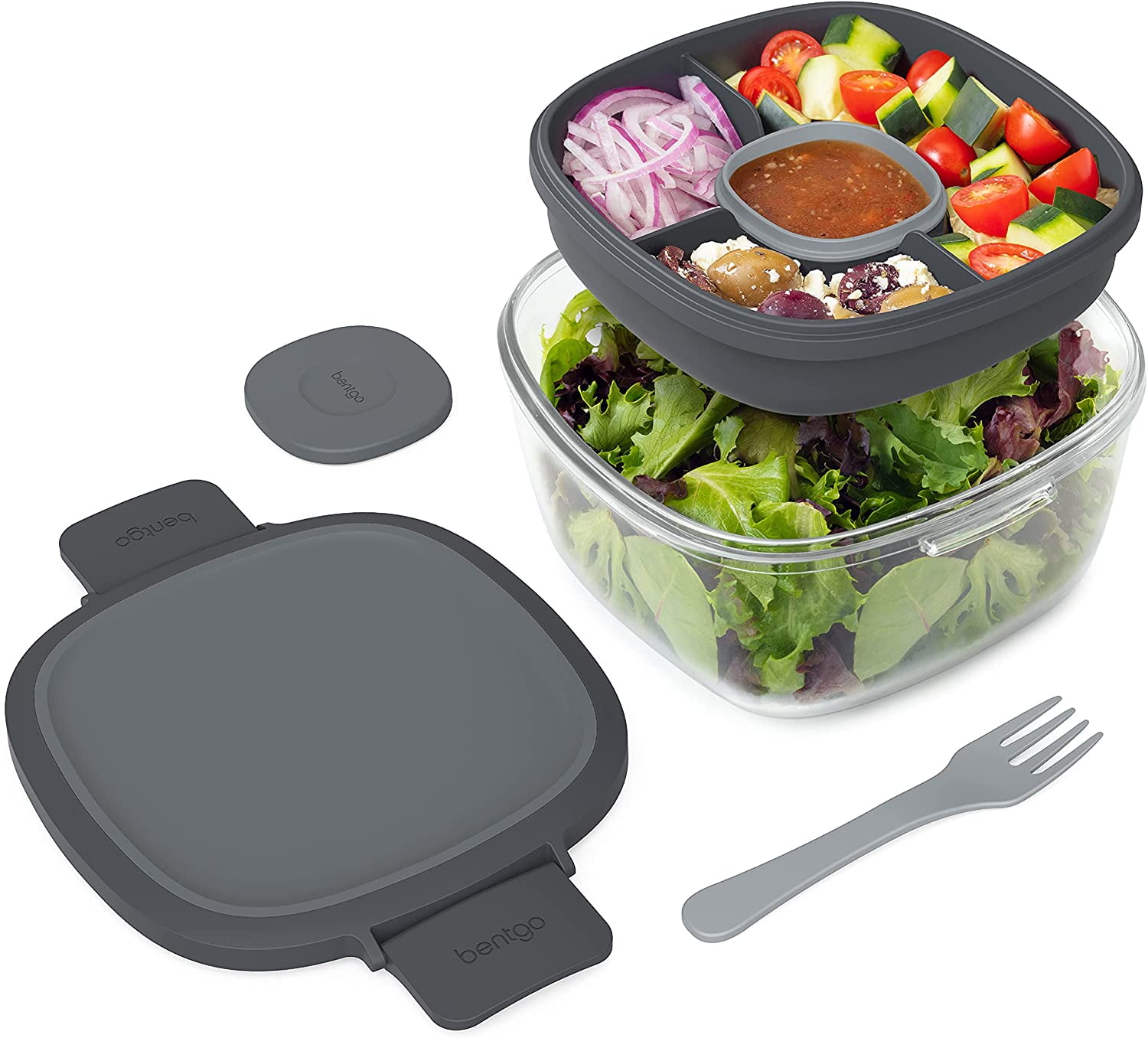 Salad Box With Fork 