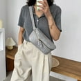 thumbnail image 2 of Sac à Bandoulière en PU Mode pour Femmes Pur Sac Banane (Marron Clair), 2 of 8