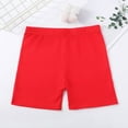 thumbnail image 2 of Generic Toddler Girl Colorful Cotton New Boxer Shorts for Girls Children's Candy Color Anti Slip Shorts for Leggings Outdoor Classic Comfortable(7-8 Years,Red), 2 of 3
