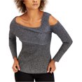 thumbnail image 1 of I.N.C Womens Shimmer Pullover Sweater, Metallic, Small, 1 of 1
