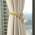thumbnail image 4 of Curtain Tiebacks, Adjustable Curtain Ties, Modern Curtain Holdbacks, Durable Nylon + Chic Design, for Home/office Windows, Perfect for Thin/thick Draperies, Window Accessories | Drapery Ties, Holders, 4 of 8