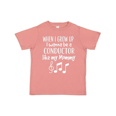 

Inktastic Future Music Conductor Like Mommy Gift Toddler Boy or Toddler Girl T-Shirt