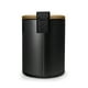 thumbnail image 2 of Bote de basura Acento de 5 L Basurero redondo acero inoxidable con pedal y tapa de cierre Negro Dorado, 2 of 11