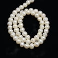 thumbnail image 3 of Natural Cultured Freshwater Pearl Beads Strands Round Creamy White 5~6mm Hole: 0.8mm 63~64pcs/strand 13.39 inch(34cm), 3 of 3