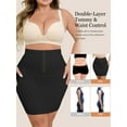 thumbnail image 3 of USEASY Seamless Shaperwear Slips for Women Tummy Control Half Slips Under Dress Waist Cincher Shapewear Skirt, 3 of 6