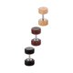 thumbnail image 5 of 2x3 Piezas Madera Madera Mujeres Hombres Stud Pendientes Tapones Para Los Oídos Piercings Tornillo 8mm Zulema  Pendientes de tornillo de madera, 5 of 8