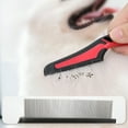 thumbnail image 4 of ACDANC Flea Comb,Stainless Steel Cat Flea Comb,Flea Comb for Dogs,Red-Black, 4 of 5