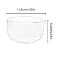 thumbnail image 3 of Christmas Clearance Hilingoto Clear Glass Bowl, Transparent Tableware For Soups Snacks Yogurt, Double-Layered Salad Bowl, 3 of 4