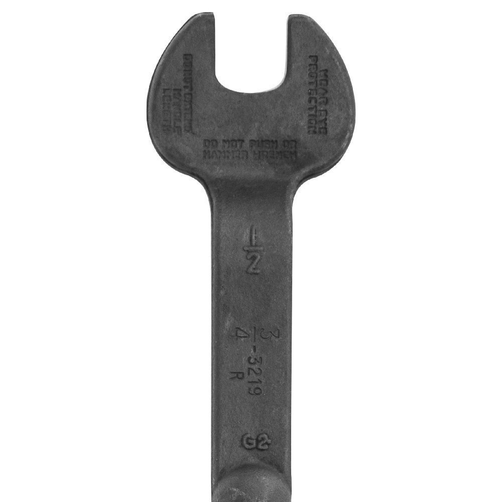 Klein Tools 3219 3/4 in. Nominal Opening Spud Wrench for Regular Nut