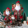 thumbnail image 2 of 30/45/60cm Santa Claus Decoration Figurine, Christmas Tabletop Desktop Ornament, Home Room Decor, High Quality, Exquisite Work, 2 of 5