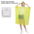 thumbnail image 3 of Heavy Duty Eva Raincoat Reusable Thickened Stormproof Adult Rain Poncho Portable Waterproof Outdoor Rain Jacket for Hiking Camping Mountaineering, AKLJWH, 3 of 7