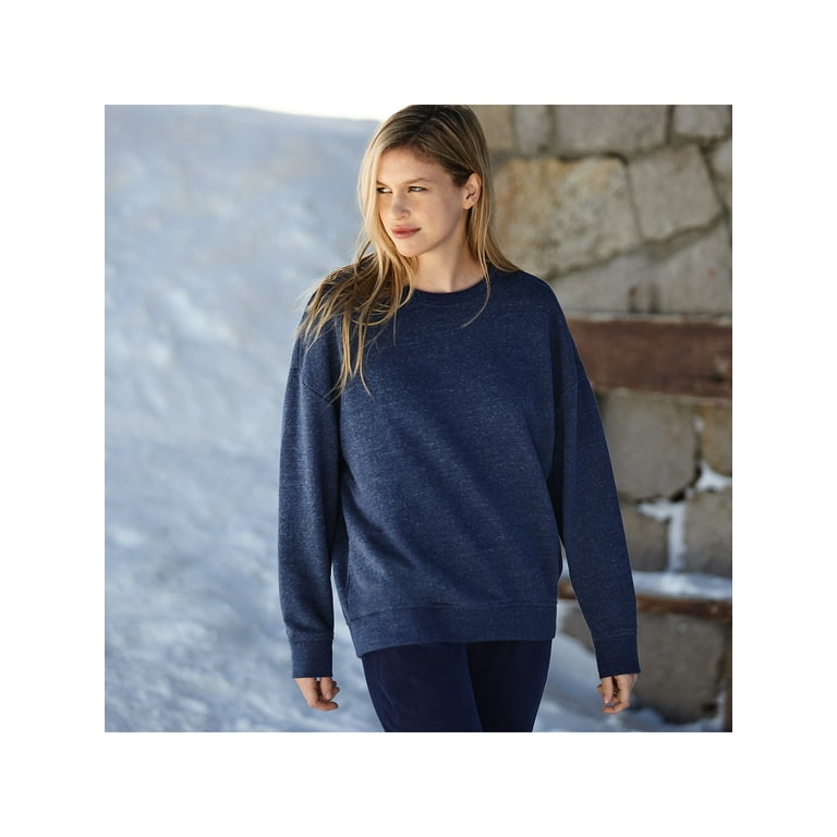 Lands' End Women's Plus Long Sleeve Serious Sweats Sweatshirt