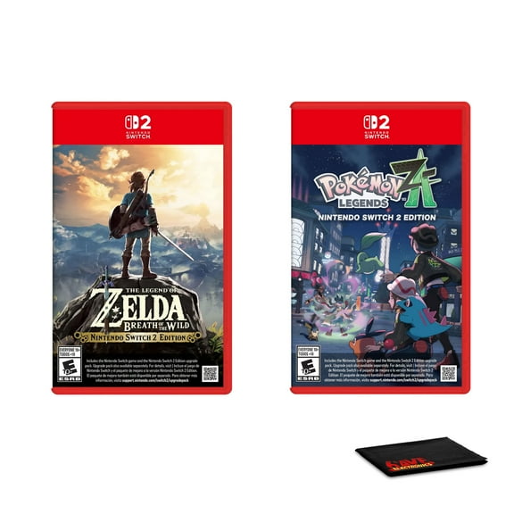 Nintendo The Legend of Zelda: Breath of the Wild – Switch 2 Edition Nintendo Pokémon Legends: Z-A Microfiber Cleaning Cloth
