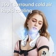 thumbnail image 4 of Leaf Less Neck Hanging Small Fan USB Charging Essential Summer A, 4 of 5