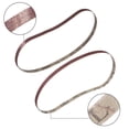 thumbnail image 3 of Cinta de lijado de 3/8 pulgadas x 21 pulgadas 80 grano Cintas de lija para lijadora de banda 5 piezas, 3 of 4