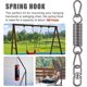 thumbnail image 3 of SZTXJ Hammock Chair Hanging Kit, Swivel Spring Hardware, Heavy Duty Hanging Swivel Hanging Hook for Punching Bags, Heavy Bag, Hanging Chair, Swing Sea, 3 of 5