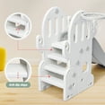 thumbnail image 2 of 7 in 1 Toddler Slide and Swing Set, Kids Slide for Toddlers 1-3 Years Old Baby, Indoor Outdoor with Basketball Hoop Golf for Kids Easy Assembly, 2 of 12