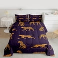 thumbnail image 2 of Castle Fairy Boys Girls Leopard Animal Twin Comforter Sets,Wildlife Cheetah Bedding Set, 2 of 8