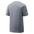 thumbnail image 6 of Yellow Rooster Mens Tri-Blend Wicking Raglan Tee True Navy Heather S, 6 of 6