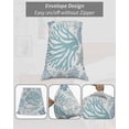 thumbnail image 7 of Aqua Coastal Pillow Covers Queen Size 2 Pack, Summer Nautical Starfish Beach Coral Soft Bed Throw Pillowcases Breathable Cooling Long Lumbar Body Pillow Sham Cover for Bed Sofa 20''x30'', 7 of 7