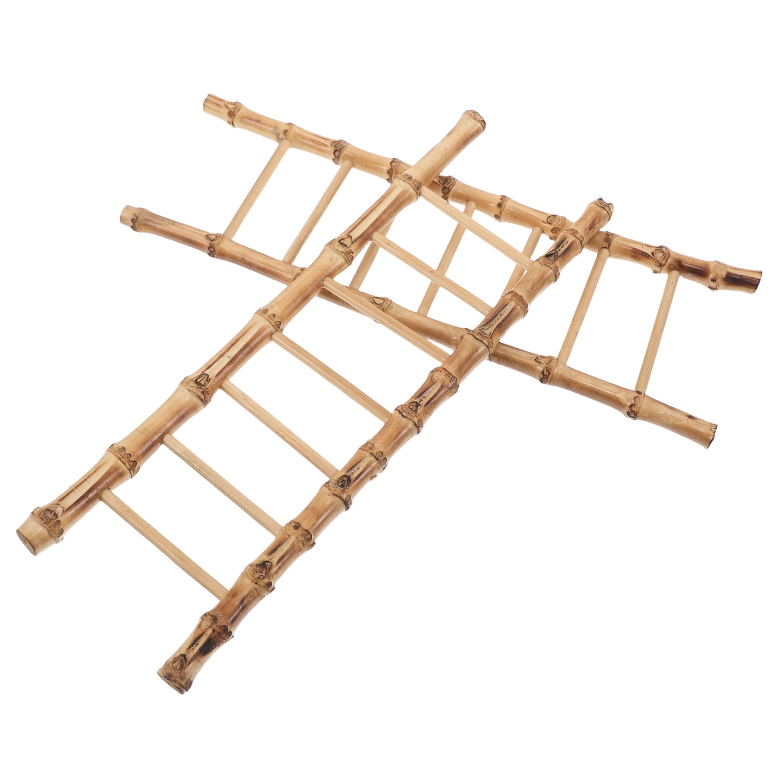 Minkissy 2Pcs Landscape Ladder Models In For Decorative Ornament With Vintage Style