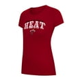 thumbnail image 2 of Women's Concepts Sport Red/Black Miami Heat Avondale T-Shirt & Pants Flannel PJ Set, 2 of 4