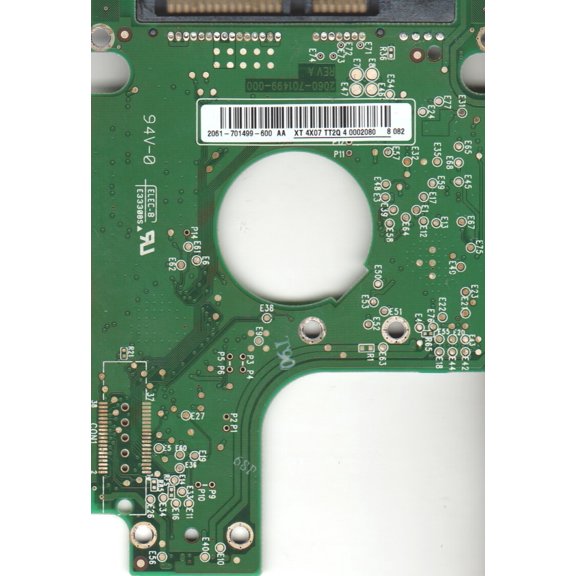 WD2500BEVS-00UST0, 2061-701499-600 AA, WD SATA 2.5 PCB
