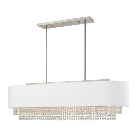 Livex Lighting - Carlisle - 5 Light Linear Chandelier in Contemporary Style -