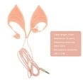 thumbnail image 2 of KAKOWELY Wired Earphone Creative Ear Shape Wired Control In-ear Music Earbud Accessory,49.21"X2.36"X0.39", 2 of 5