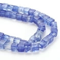 thumbnail image 1 of Perles de Pierre Carrée Naturelle 4x4mm 85 Pcs Cube Perles de Pierre Semi-Précieuse, Bleu Profond, 1 of 5