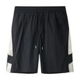 thumbnail image 2 of Bxsruta Men's Big and Tall Lightweight Elastic Waist Shorts with Pockets for Summer Casual Outdoor Wear, 2 of 7